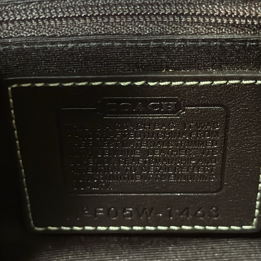 Coach Vintage Beige Brown Monogram Canvas With Brown Suede Soho Shoulder Bag - Picture 15 of 15